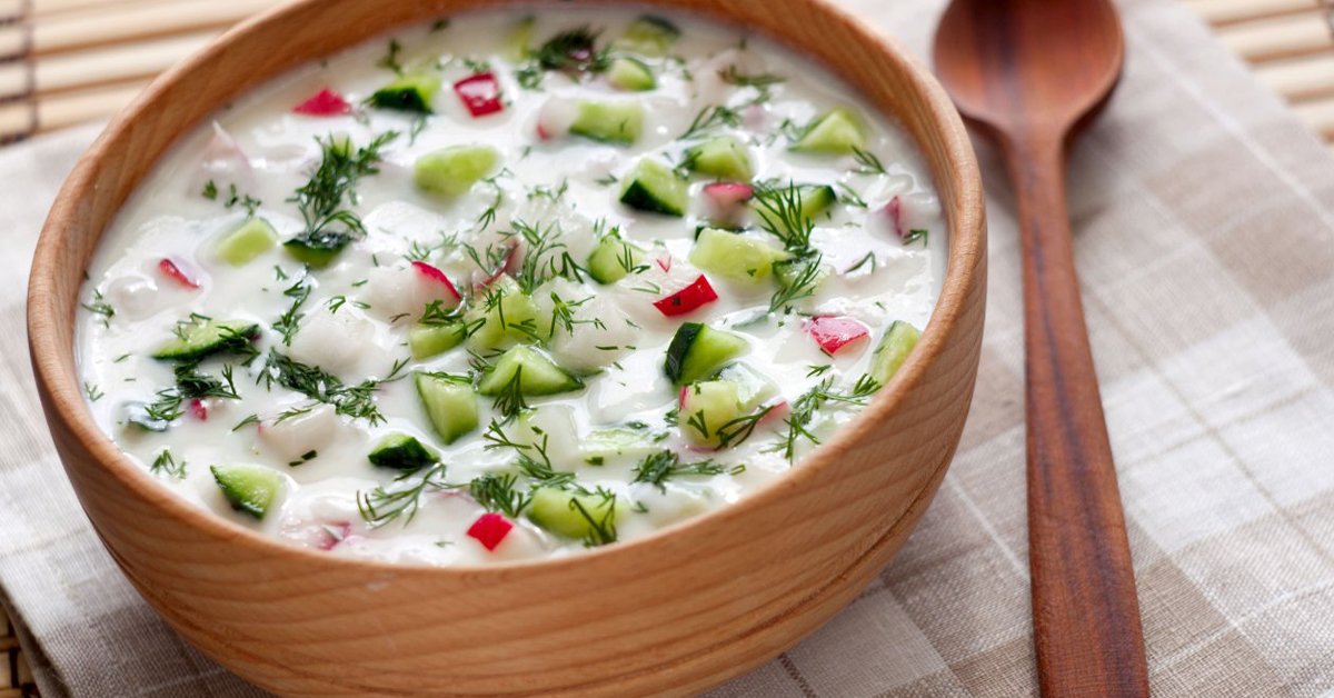 Диетическая окрошка