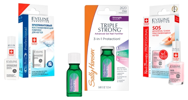 Лаки-укрепители для ломких и слоящихся ногтей