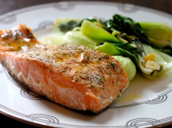 Запечённый лосось