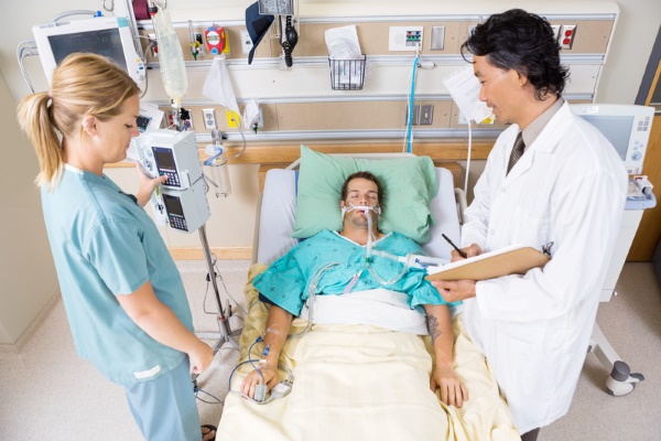 Тяжелое состояние больного