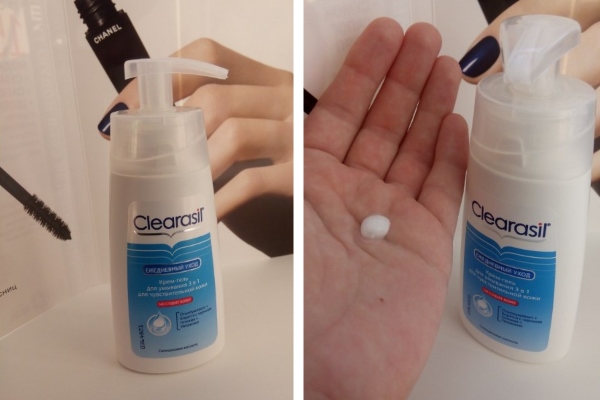Крем-гель для умывания "Clearasil"