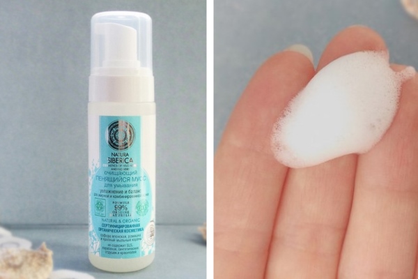 Natura Siberica "Очищающий пенящийся мусс для умывания"