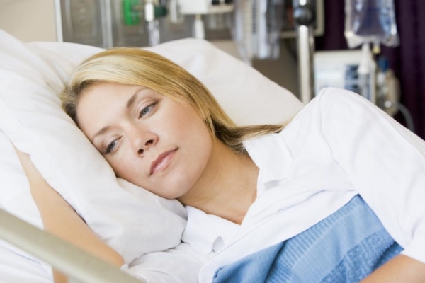 Женщина после операции