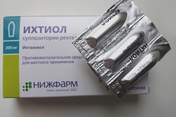 Свечи ихтиоловые