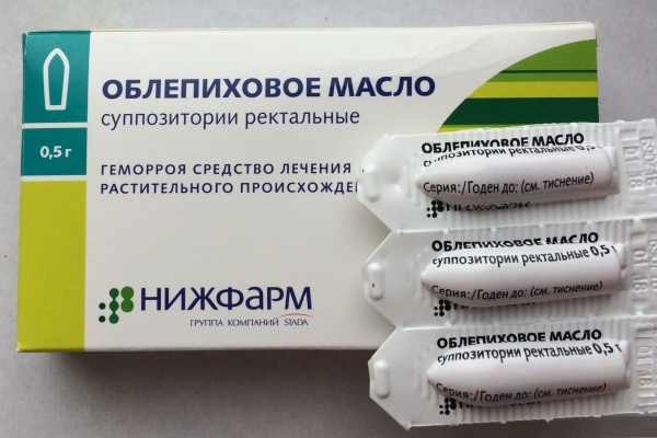 Свечи с маслом облепихи