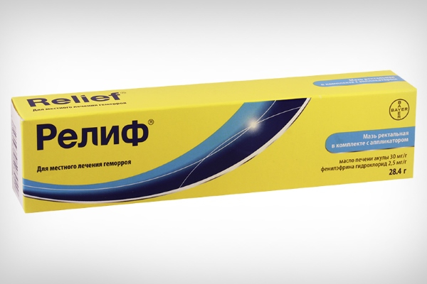 Мазь Релиф от геморроя